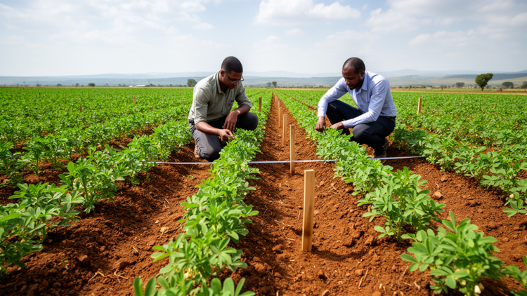 Ethiopia field trial identifies highest chickpea yield at 30 × 5 cm spacing