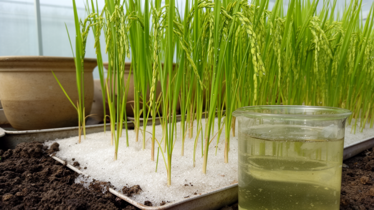 Panchagavya compound improves salinity tolerance in rice seedlings