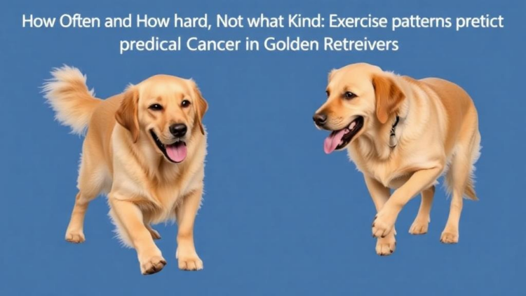 How Often and How Hard, Not What Kind: Exercise Patterns Predict Cancer in Golden Retrievers