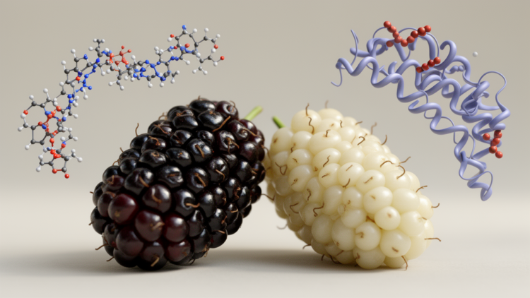 Black and white mulberry show distinct amino acid patterns during ripening
