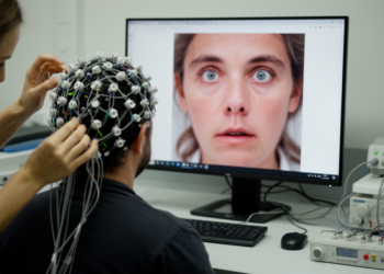 Central emotional faces speed automatic processing in EEG study