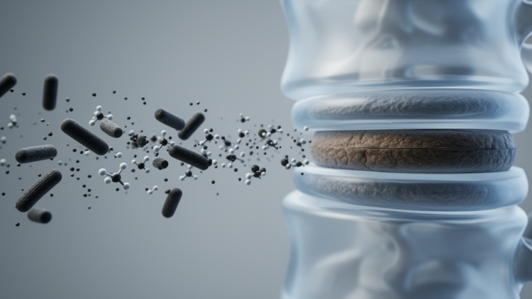 Tire-Derived Pollutant 6PPD-Quinone Linked to Disc Degeneration in Computational Study