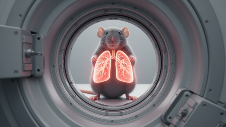 Sprayed contrast holds lung enhancement for micro-CT scans in mice