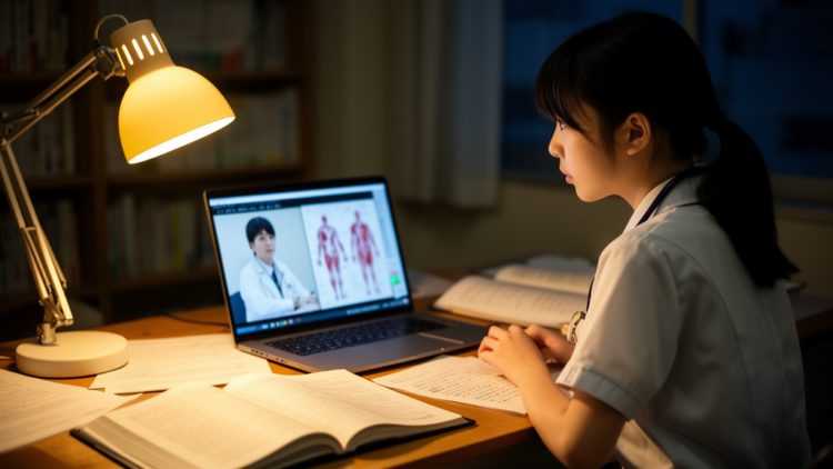 On-Demand Video Lectures Linked to Higher Medical Test Scores in Japanese Cohort Study