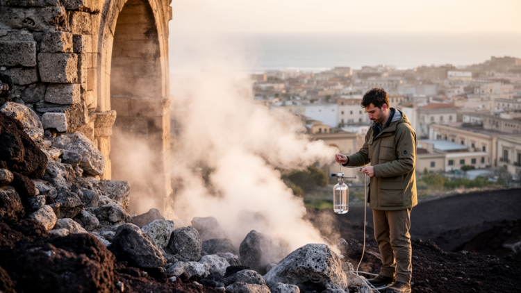 Volcanic carbon isotope fingerprints reveal hidden gas sources in Pozzuoli’s urban air