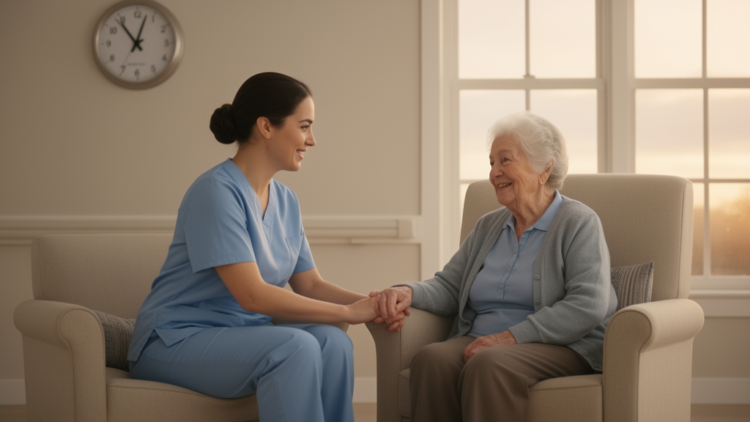 Compressed work schedules give long-term care workers more control, slower pace