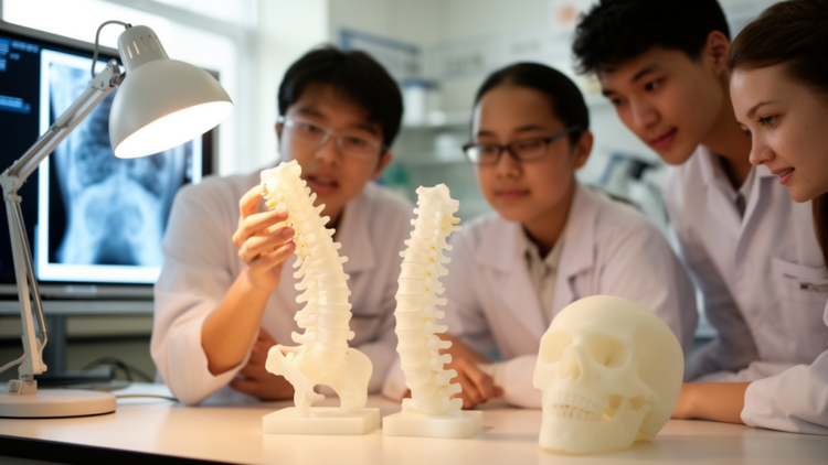 Radiography Students Give 3D-Printed Models High Marks as Learning Tools