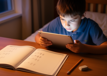 Device Ownership Associated with Lower Math Scores