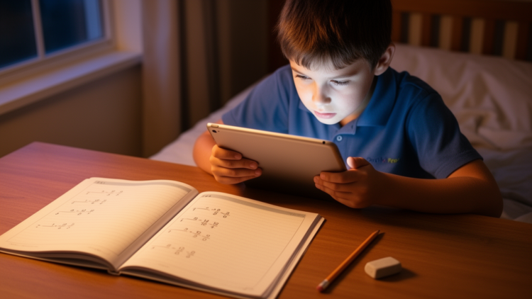 Device Ownership Associated with Lower Math Scores