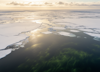 Spring plankton production in the Barents Sea ice zone has fallen 45 percent
