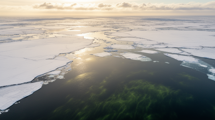 Spring plankton production in the Barents Sea ice zone has fallen 45 percent