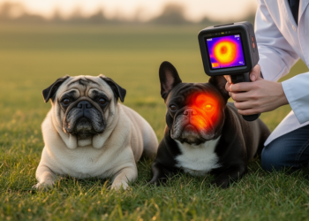 Infrared Cameras Reveal How Flat-Faced Dogs Struggle to Shed Heat During Exercise