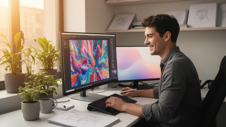 Task fit and enjoyment tied to designers’ AI image tool adoption