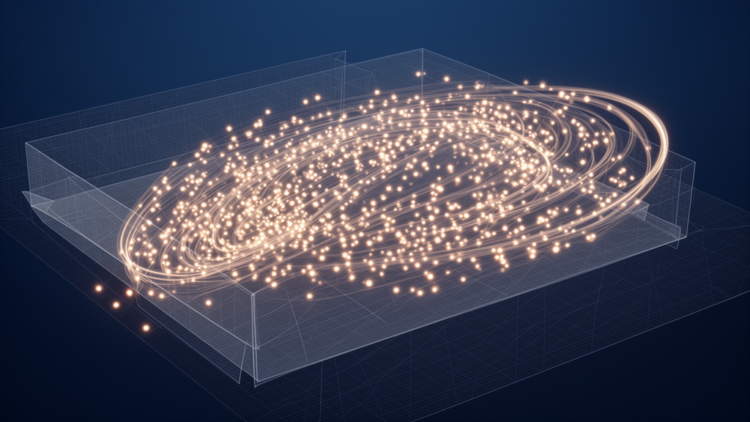 Physics-regularized neural networks learn collective motion from trajectory data