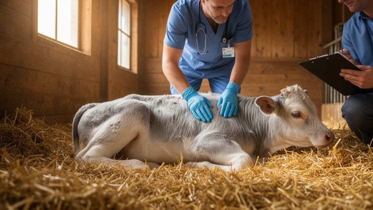 Rare Spinal Cord Malformations Documented in Piedmontese Calves