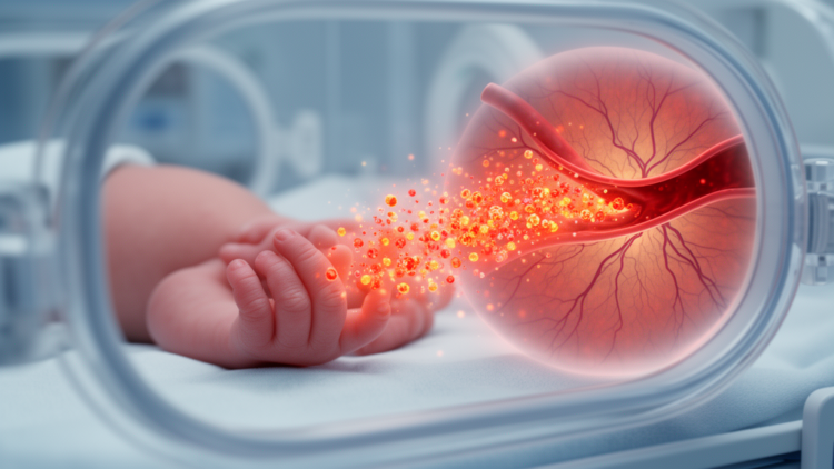 One-Month Blood Inflammation Markers Flag Retinopathy Risk in Very Preterm Infants