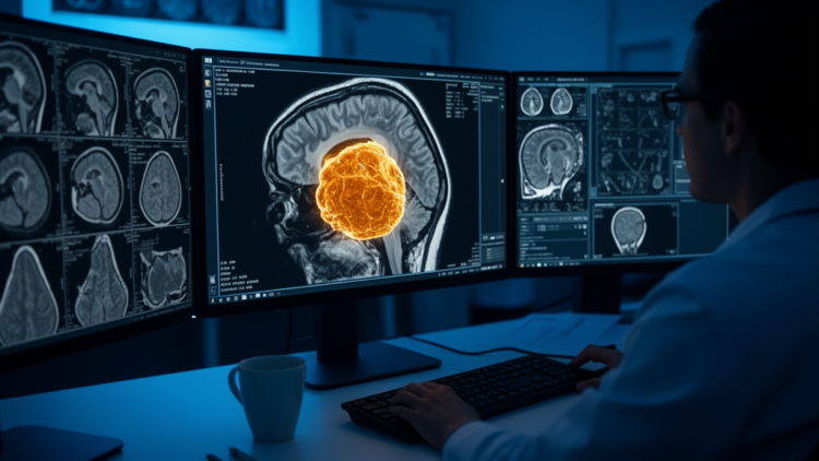 Multi-scale transformer network sharpens brain tumor segmentation on MRI scans