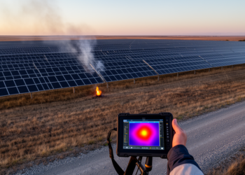 Attention-enhanced AI detector spots incipient fires in solar plants