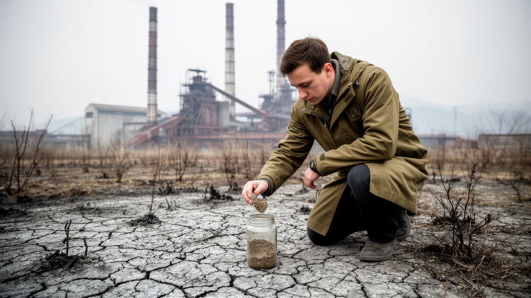 Soil Bacterial Abundance Tracks Heavy-Metal Contamination Near Bulgarian Lead-Zinc Smelter