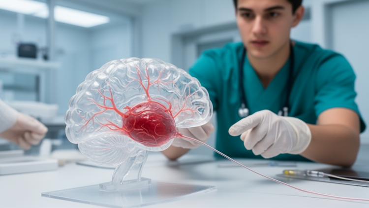 3D-Printed Aneurysm Model Lets Medical Students Try Neurointervention Hands-On