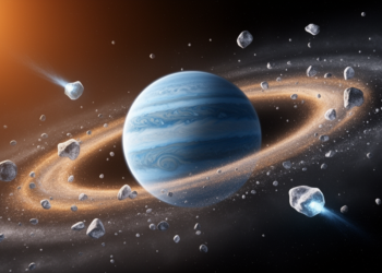 Neptune’s Building Blocks May Have Migrated Far Before Forming the Ice Giant