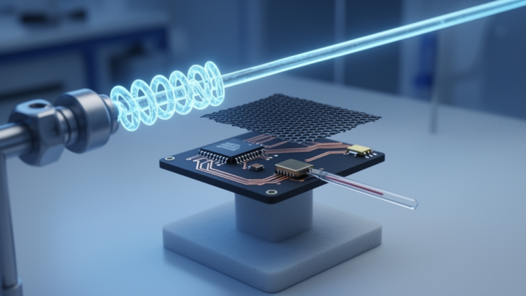 Graphene harvester taps power-line radiation to run battery-free temperature sensor