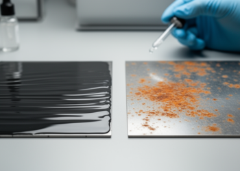 Bilayer conducting polymer coatings deliver chromate-free corrosion shield for steel