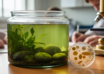 New diatom species discovered by high school students in classroom aquarium experiment