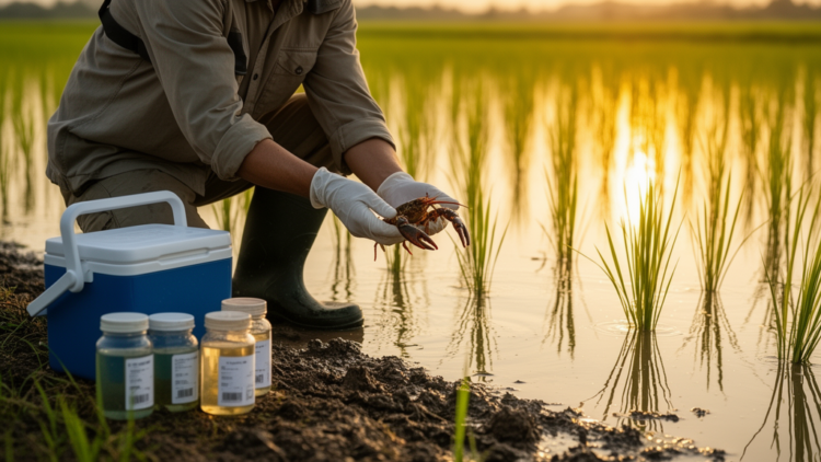 Crayfish Guts Tell Two Stories: Pond Feed Drives Growth, Rice Paddies Build Stress Resistance