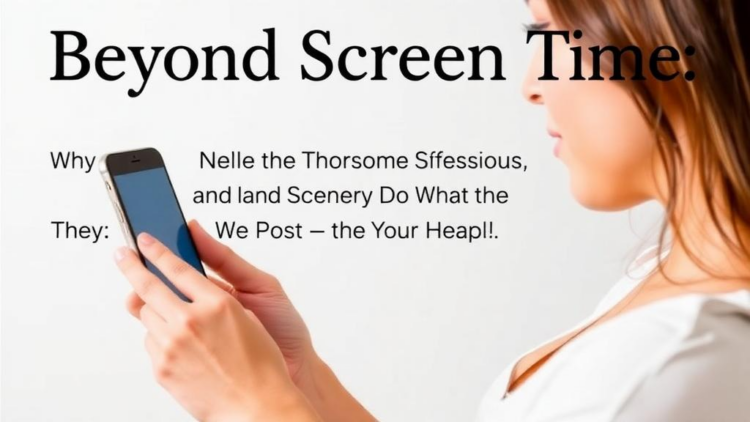 Beyond Screen Time: Why Social Media’s Effects on Body Image Depend on What You Post, See and Receive