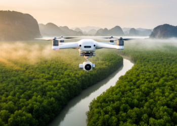 Multispectral drone survey maps mangrove biomass in northern Vietnam with high accuracy