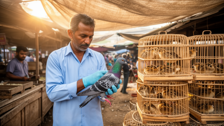 Research report: Epidemiological characterization of avian influenza virus circulation in pigeons and quail across different production systems in Chattogram, Bangladesh