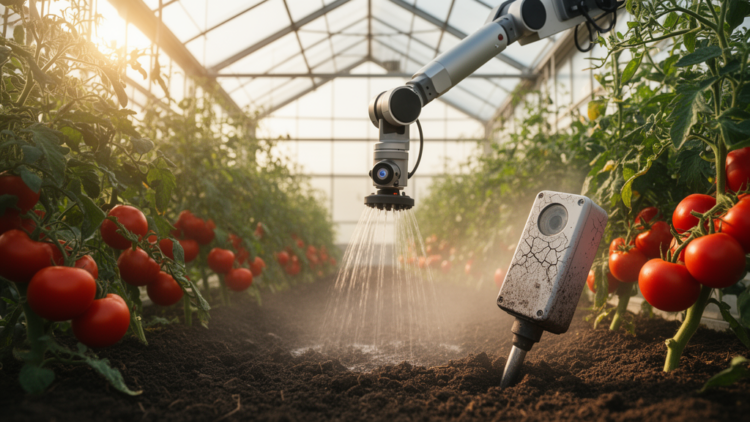AI Learns to Water Greenhouse Tomatoes Even When Its Sensors Lie