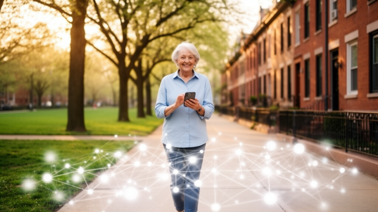 Machine learning maps how neighborhoods, activity, and mental health intertwine in aging