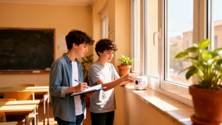 Students Track Radon in Catalan Classrooms and Learn the Science Behind the Risk