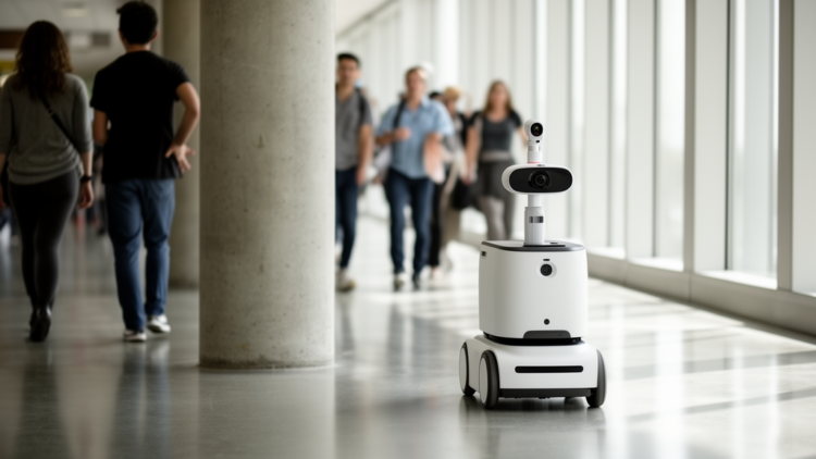 Robot planner keeps following people even when they vanish from view