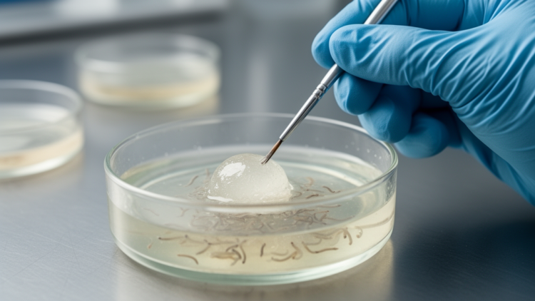 Papain Emerges as Gentlest Egg-Mass Dissolver for Maggot Therapy Larvae