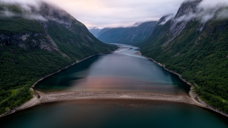 Shallow sills and steady river flows could turn Norway’s Bolstadfjord into a stagnant lake