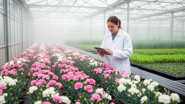 Genomic Prediction Shows Promise for Breeding Tetraploid Pot Carnation