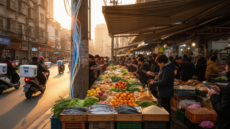 Better digital networks linked to more diverse food supplies across 257 Chinese cities