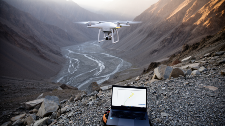 Drones and Interpretable AI Classify Flood-Prone Mountain Basins in Xinjiang