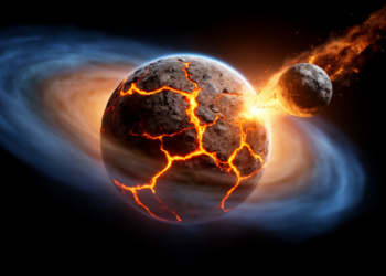 Giant impacts may help rocky planets keep their primordial atmospheres
