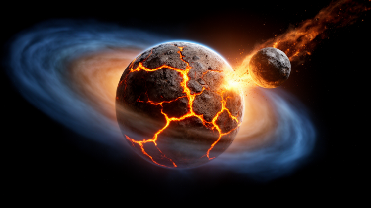 Giant impacts may help rocky planets keep their primordial atmospheres