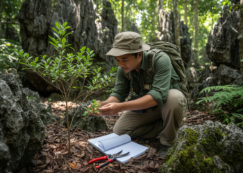 New Plant Species Breynia phongquangensis Discovered in Vietnamese Limestone Forest
