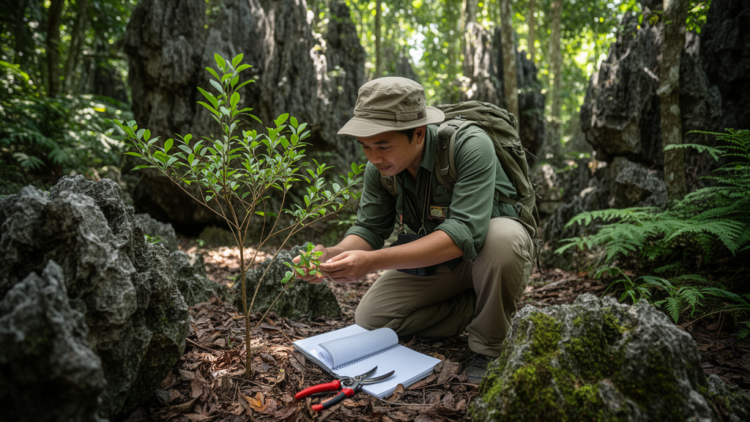 New Plant Species Breynia phongquangensis Discovered in Vietnamese Limestone Forest