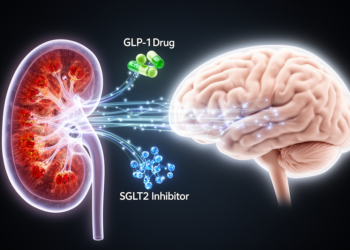 After severe kidney injury in diabetes, GLP-1 drugs and SGLT2 inhibitors show divergent brain-health signals