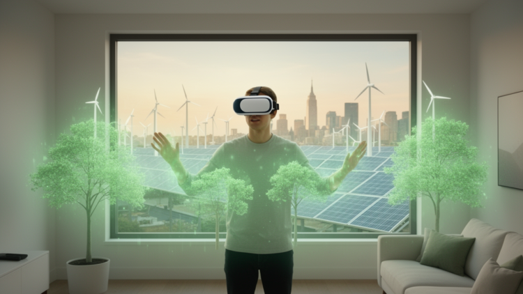 Virtual Reality Shows Promise for Green Behavior, But Real-World Proof Still Missing