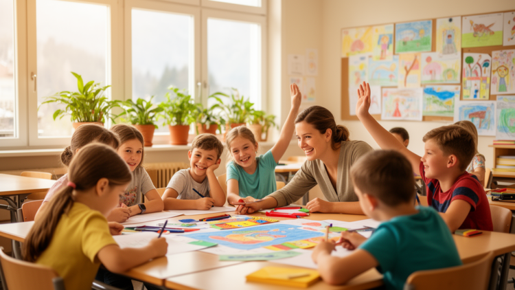 Engaged Students Feel Better: Five-Month Study Tracks Well-Being in Austrian Fifth-Graders