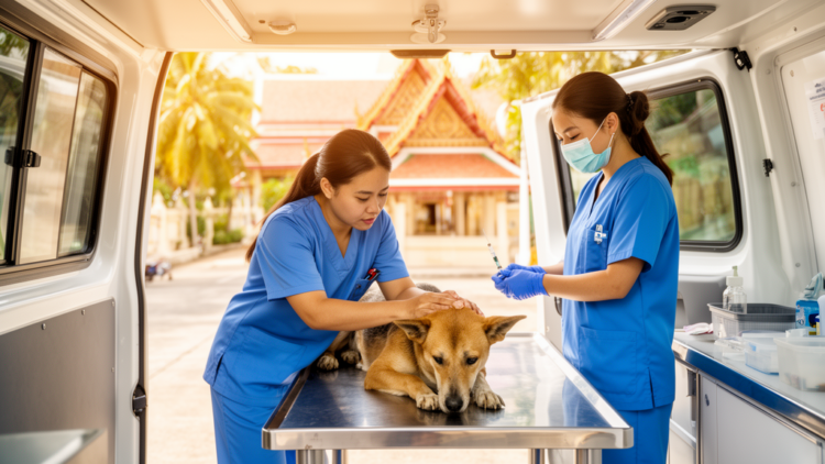 Sterilization Campaigns Linked to Falling Free-Roaming Dog Numbers in Thailand