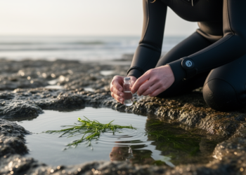 Bacterial Morphogen Thallusin Detected for the First Time in Coastal Seawater